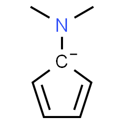 ChemSpider 2D Image | 1-(Dimethylamino)-2,4-cyclopentadienide | C7H10N