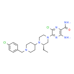 ChemSpider 2D Image | SCH 546738 | C23H31Cl2N7O