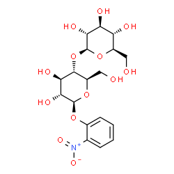 ChemSpider 2D Image | 2-Nitrophenyl b-D-cellobioside | C18H25NO13