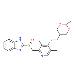 ChemSpider 2D Image | azeloprazole | C22H27N3O4S