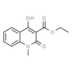 ChemSpider 2D Image | Ethyl 4-hydroxy-1-methyl-2-oxo-1,2-dihydro-3-quinolinecarboxylate | C13H13NO4