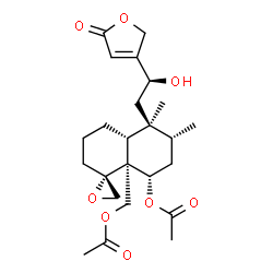ChemSpider 2D Image | ajugalide C | C24H34O8