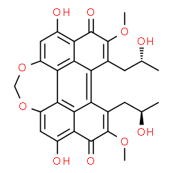 ChemSpider 2D Image | cercosporin | C29H26O10