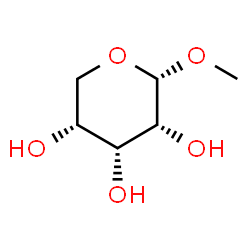 ChemSpider 2D Image | Methyl alpha-D-ribopyranoside | C6H12O5