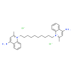 ChemSpider 2D Image | Dequalinium Chloride | C30H40Cl2N4