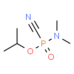 ChemSpider 2D Image | Isopropyl dimethylphosphoramidocyanidate | C6H13N2O2P