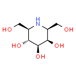 ChemSpider 2D Image | b-Homomannojirimycin | C7H15NO5