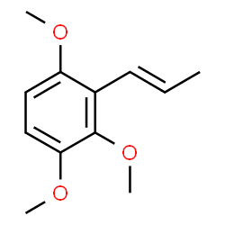 ChemSpider 2D Image | 1,2,4-Trimethoxy-3-[(1E)-1-propen-1-yl]benzene | C12H16O3