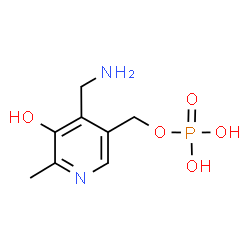 ChemSpider 2D Image | Pyridoxamine 5'-phospate | C8H13N2O5P
