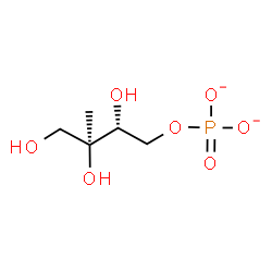 ChemSpider 2D Image | 2-C-methylerythritol 4-phosphate | C5H11O7P