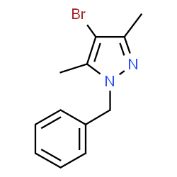 ChemSpider 2D Image | 1-Benzyl-4-bromo-3,5-dimethyl-1H-pyrazole | C12H13BrN2
