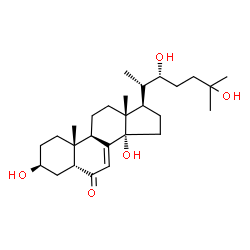 ChemSpider 2D Image | Deoxyecdysone | C27H44O5