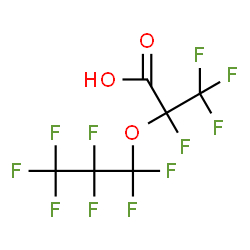 ChemSpider 2D Image | Perfluoro-2-propoxypropanoic acid | C6HF11O3