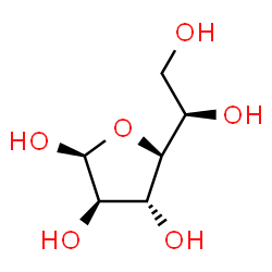 ChemSpider 2D Image | alpha-D-Galactofuranose | C6H12O6
