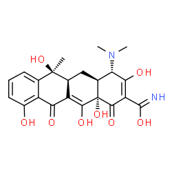 ChemSpider 2D Image | Tetracycline | C22H24N2O8
