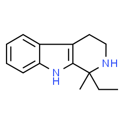 ChemSpider 2D Image | 1-Ethyl-1-methyl-2,3,4,9-tetrahydro-1H-beta-carboline | C14H18N2