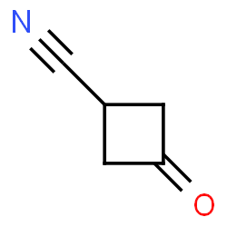 ChemSpider 2D Image | 3-Oxocyclobutanecarbonitrile | C5H5NO