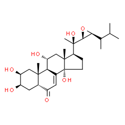ChemSpider 2D Image | Atrotosterone B | C28H44O7