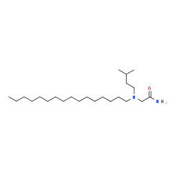ChemSpider 2D Image | N~2~-Hexadecyl-N~2~-(3-methylbutyl)glycinamide | C23H48N2O