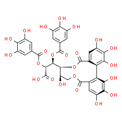 ChemSpider 2D Image | Punigluconin | C34H26O23