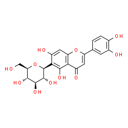 ChemSpider 2D Image | Isoorientin | C21H20O11