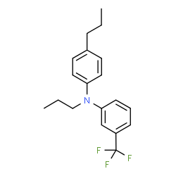 ChemSpider 2D Image | N-Propyl-N-(4-propylphenyl)-3-(trifluoromethyl)aniline | C19H22F3N