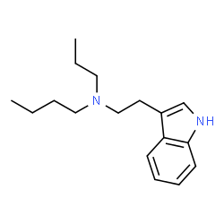 ChemSpider 2D Image | N-[2-(1H-Indol-3-yl)ethyl]-N-propyl-1-butanamine | C17H26N2
