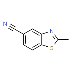 ChemSpider 2D Image | 2-Methylbenzo[d]thiazole-5-carbonitrile | C9H6N2S