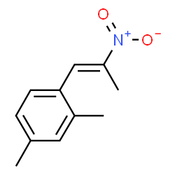 ChemSpider 2D Image | 2,4-Dimethyl-1-[(1E)-2-nitro-1-propen-1-yl]benzene | C11H13NO2