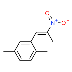 ChemSpider 2D Image | 1,4-Dimethyl-2-[(1E)-2-nitro-1-propen-1-yl]benzene | C11H13NO2