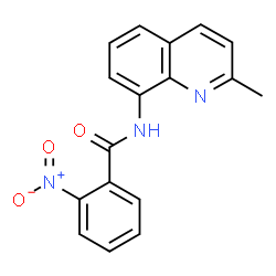 ChemSpider 2D Image | N-(2-Methyl-8-quinolinyl)-2-nitrobenzamide | C17H13N3O3