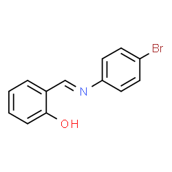 ChemSpider 2D Image | Salicylidene p-Bromoaniline | C13H10BrNO
