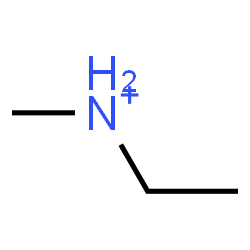 ChemSpider 2D Image | N-Methylethanaminium | C3H10N