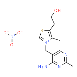 ChemSpider 2D Image | Thiamine mononitrate | C12H17N5O4S