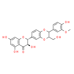 ChemSpider 2D Image | Isosilybin | C25H22O10