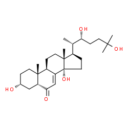 ChemSpider 2D Image | 3-epi-2-Deoxyecdysone | C27H44O5