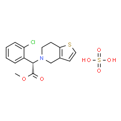ChemSpider 2D Image | (+)-Clopidogrel bisulfate | C16H18ClNO6S2