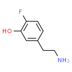 ChemSpider 2D Image | 5-(2-Aminoethyl)-2-fluorophenol | C8H10FNO