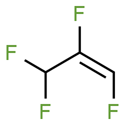 ChemSpider 2D Image | (1E)-1,2,3,3-Tetrafluoro-1-propene | C3H2F4