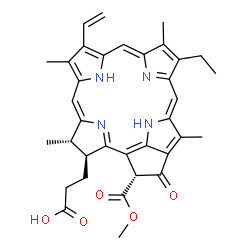 ChemSpider 2D Image | Pheophorbide A | C35H36N4O5