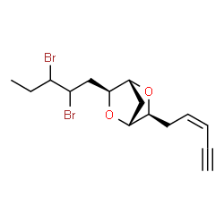 ChemSpider 2D Image | (Z)-ocellenyne | C15H20Br2O2
