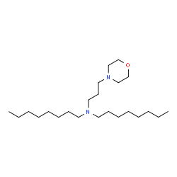 ChemSpider 2D Image | N-[3-(4-Morpholinyl)propyl]-N-octyl-1-octanamine | C23H48N2O