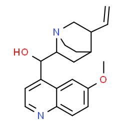 ChemSpider 2D Image | 6'-Methoxycinchonan-9-ol | C20H24N2O2