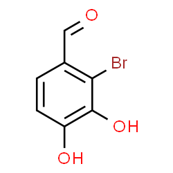 ChemSpider 2D Image | 2-Bromo-3,4-dihydroxybenzaldehyde | C7H5BrO3
