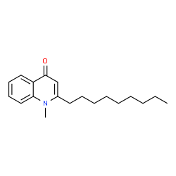 ChemSpider 2D Image | 1-Methyl-2-nonyl-4(1H)-quinolone | C19H27NO