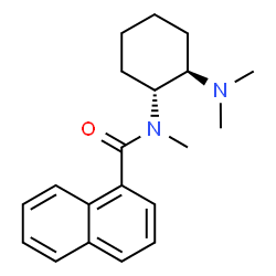 ChemSpider 2D Image | N-[(1R,2R)-2-(Dimethylamino)cyclohexyl]-N-methyl-1-naphthamide | C20H26N2O