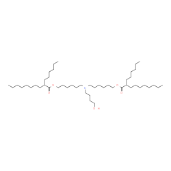 ChemSpider 2D Image | [(4-Hydroxybutyl)imino]di-6,1-hexanediyl bis(2-hexyldecanoate) | C48H95NO5