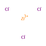 InChI=1/3ClH.Zr/h3*1H;/q;;;+3/p-3