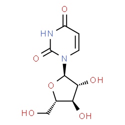ChemSpider 2D Image | 1-.alpha.-L-Arabinofuranosyluracil | C9H12N2O6