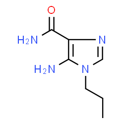 ChemSpider 2D Image | 5-Amino-1-propyl-1H-imidazole-4-carboxamide | C7H12N4O
